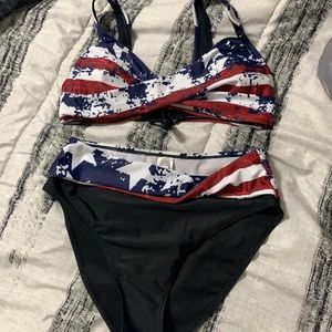 american flag bikini